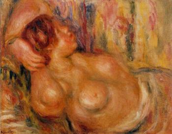 Pierre Auguste Renoir : Femme a la Poitrine, Nue Endormie